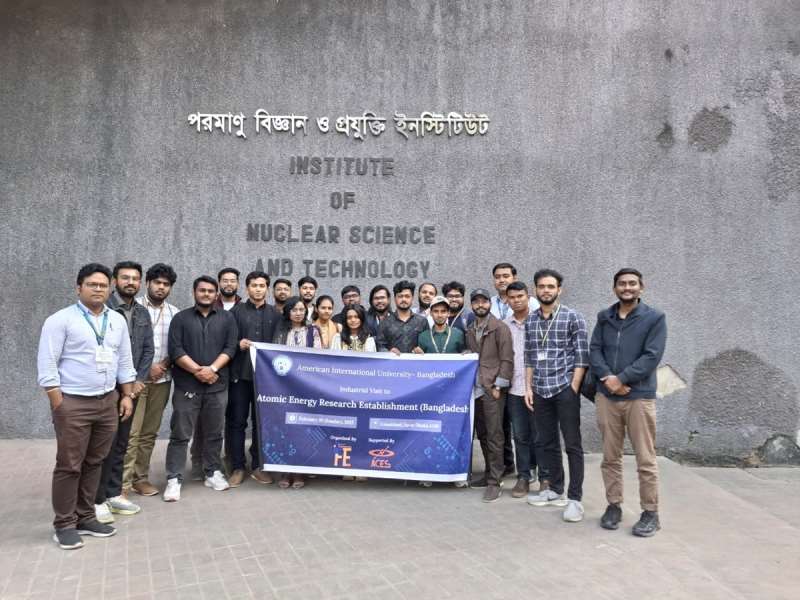 Industrial Visit to Atomic Energy Research Establishment (Fall 2024-25)