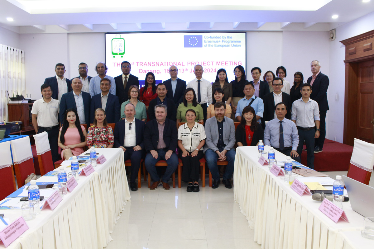 AIUB Team participated in 3rd Transnational Project Meeting of Erasmus SOHO project