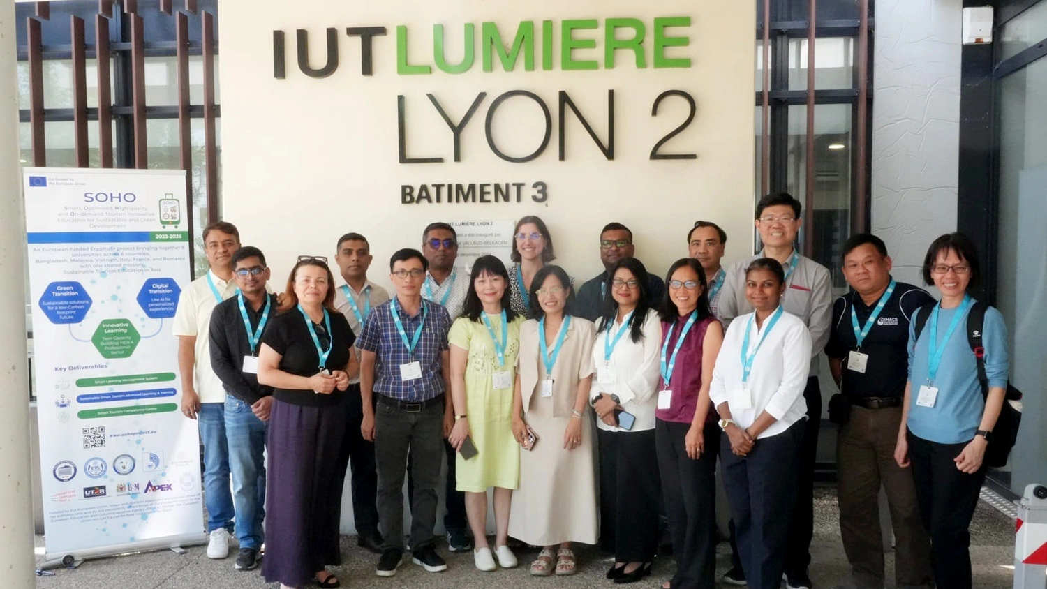AIUB participates in Soho Erasmus+ training in Lyon, France